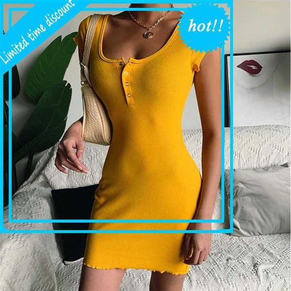 women sheet club short mouths used soil buttons v-neck dress summer ladies party casual mini bodycon vestidos, Black
women sheet club short mouths used soil buttons v-neck dress summer ladies party casual mini bodycon vestidos, Black