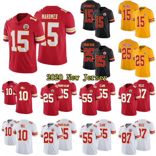 15 patrick mahomes clyde edwards-helaire kansas city chiefs tyreek hill frank clark football super patch football jersey, Black;red
15 patrick mahomes clyde edwards-helaire kansas city chiefs tyreek hill frank clark football super patch football jersey, Black;red