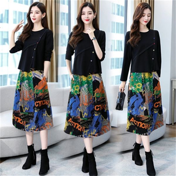 mode two joint female more size suits and sets clothes with skirt femme 1zhn, White
mode two joint female more size suits and sets clothes with skirt femme 1zhn, White