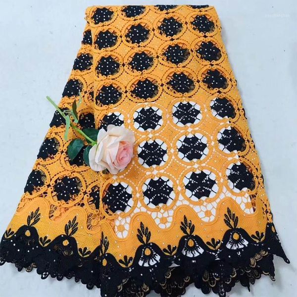 ribbon african lace fabric 2021 design guipure yellow+ black nigerian nbd031, Pink;blue
ribbon african lace fabric 2021 design guipure yellow+ black nigerian nbd031, Pink;blue