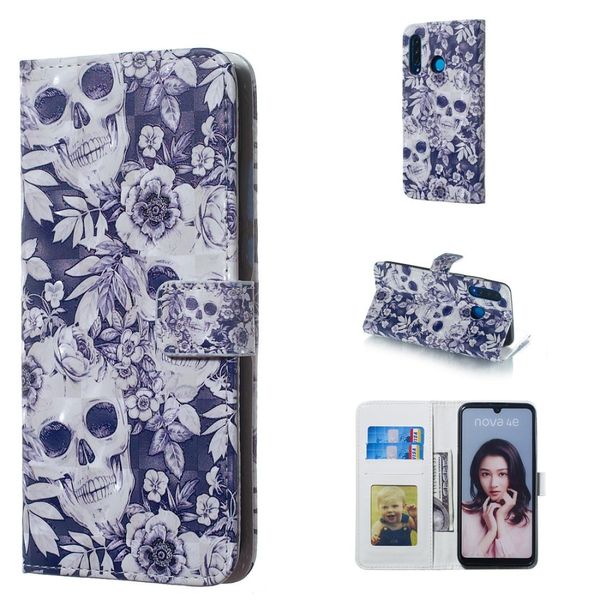 skull and flower pattern 3d horizontal flip leather case for huawei p30 lite with holder card slots p frame wallet
skull and flower pattern 3d horizontal flip leather case for huawei p30 lite with holder card slots p frame wallet