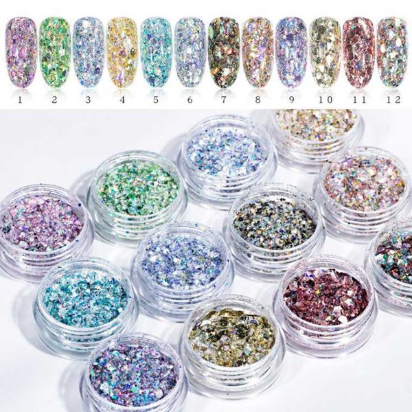 1box красочный изменение цвета розовый фиолетовый ногтей блестки nail art блеск порошок хлопья маникюр diy красоты декор аксессуары, Silver;gold
1box красочный изменение цвета розовый фиолетовый ногтей блестки nail art блеск порошок хлопья маникюр diy красоты декор аксессуары, Silver;gold