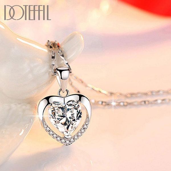chains doteffil 925 sterling silver fashion jewelry white blue zircon heart necklace for women anniversary wedding gift
chains doteffil 925 sterling silver fashion jewelry white blue zircon heart necklace for women anniversary wedding gift