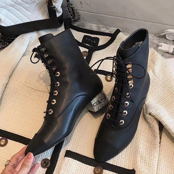 boots platform woman ankle shoes suede pointed toe botas mujer lace up zapatos de wash gold elegant chunky heels, Black
boots platform woman ankle shoes suede pointed toe botas mujer lace up zapatos de wash gold elegant chunky heels, Black