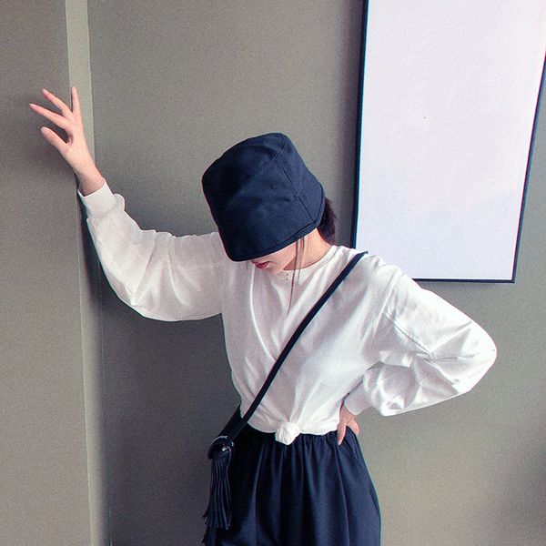 2021 new spring and autumn solid woman's korean sleeve inside round neck versatile bottom shirt 9yjb, White
2021 new spring and autumn solid woman's korean sleeve inside round neck versatile bottom shirt 9yjb, White