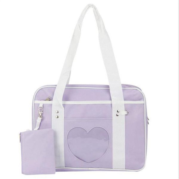 women student bags uniform shoulder bags canvas cartoon heart window school girl sweet cosplayer handbags
women student bags uniform shoulder bags canvas cartoon heart window school girl sweet cosplayer handbags