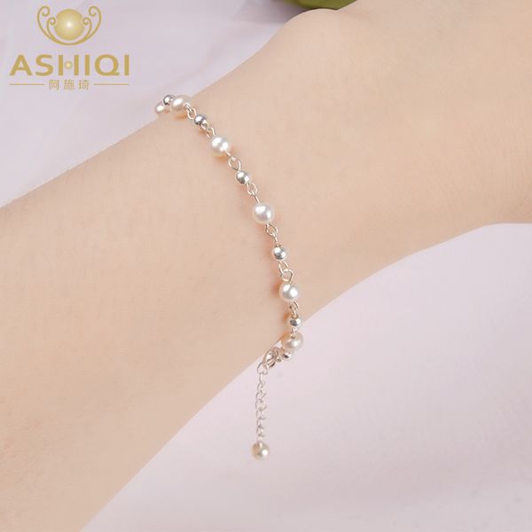 ashiqi natural freshwater pearl bracelet 925 sterling silver bead jewelery for women q1118, Black
ashiqi natural freshwater pearl bracelet 925 sterling silver bead jewelery for women q1118, Black