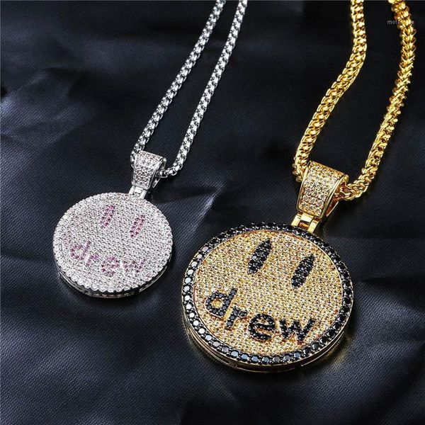 hip hop jewelry drew smiling face pendant necklace for men women new arrival micro pave colorful zircon lovers necklace1, Silver
hip hop jewelry drew smiling face pendant necklace for men women new arrival micro pave colorful zircon lovers necklace1, Silver