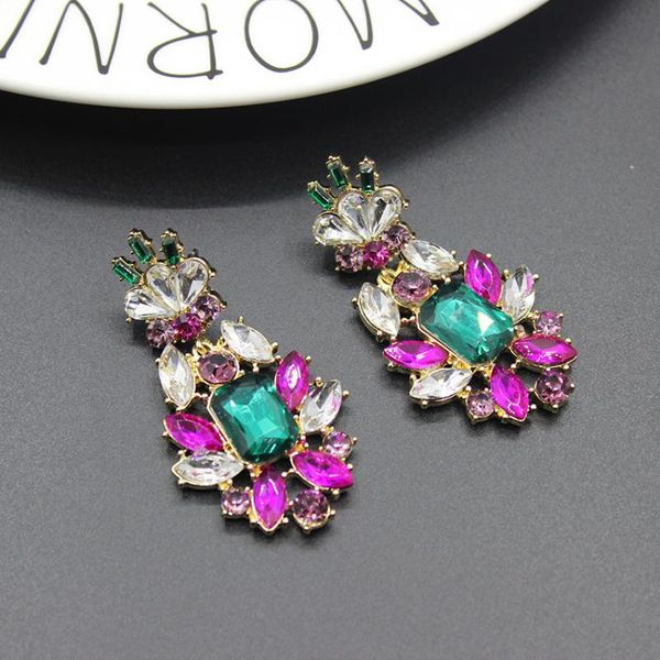 2020 europe and baroque retro inlaid precious stones crystal flowers fashion temperament personality earrings, Golden;silver
2020 europe and baroque retro inlaid precious stones crystal flowers fashion temperament personality earrings, Golden;silver