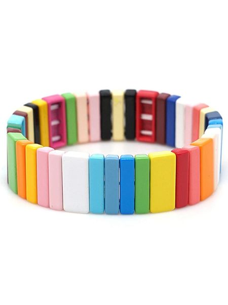 bohemian bracelet handmade friendship braided stackable enamel rainbow tile bracelet fashion street pgraphy bangles gift, Black
bohemian bracelet handmade friendship braided stackable enamel rainbow tile bracelet fashion street pgraphy bangles gift, Black
