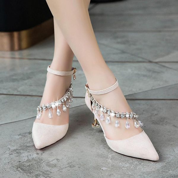 sandals women's high heel women's suede tassel beaded stiletto shallow mouth pointed shoes with buckle 2021 spring and summer ne, Black
sandals women's high heel women's suede tassel beaded stiletto shallow mouth pointed shoes with buckle 2021 spring and summer ne, Black