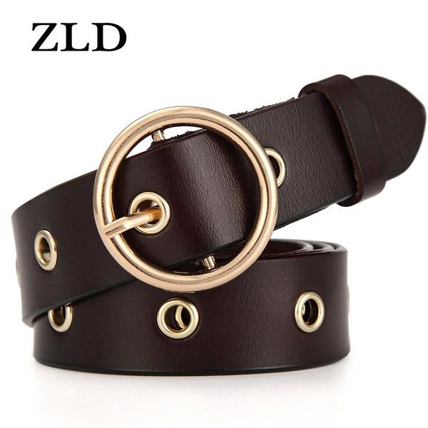 zld vintage ladies girl metal boho pure leather round buckle belt fashion belt black red coffee camel openwork pin buckle, Black;brown
zld vintage ladies girl metal boho pure leather round buckle belt fashion belt black red coffee camel openwork pin buckle, Black;brown