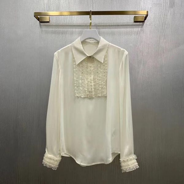 women's blouses & shirts yk12256 fashion 2021 runway european design party style clothing, White
women's blouses & shirts yk12256 fashion 2021 runway european design party style clothing, White