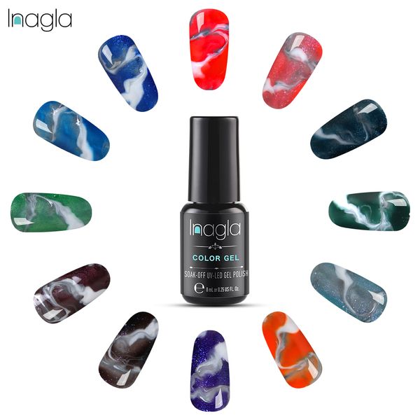 inagla 8ml nail gel changeable gel varnish uv led soak off semi permanent multi color gel nail polish marble effect diynail art, Red;pink
inagla 8ml nail gel changeable gel varnish uv led soak off semi permanent multi color gel nail polish marble effect diynail art, Red;pink