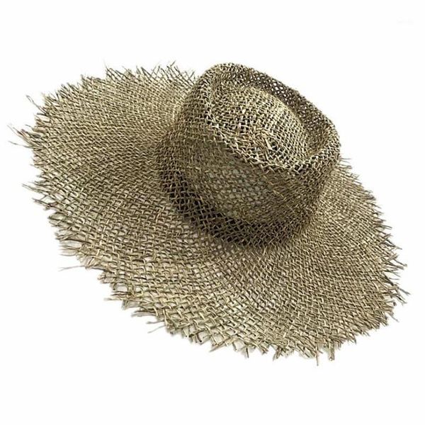 new women natural sun hat breathable straw hats summer wide brim beach hat fashion jazz straw1, Blue;gray
new women natural sun hat breathable straw hats summer wide brim beach hat fashion jazz straw1, Blue;gray