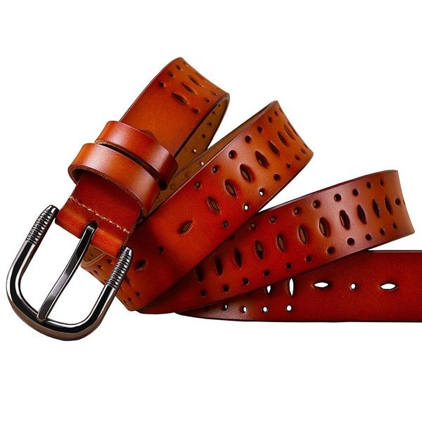 fashion hollow genuine leather belts for women quality pin buckle belt woman cow skin waist strap female for jeans width 2.8 cm, Black;brown
fashion hollow genuine leather belts for women quality pin buckle belt woman cow skin waist strap female for jeans width 2.8 cm, Black;brown