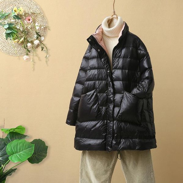 women's down & parkas autumn winter ultra light duck jacket women loose casual puffer female warm long coat ladies black outwear
women's down & parkas autumn winter ultra light duck jacket women loose casual puffer female warm long coat ladies black outwear