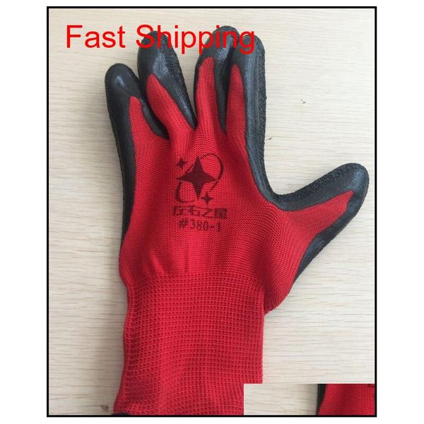 new black latex coated red / grey cotton working glove gloves nylon overhung qylwfg yh_pack
new black latex coated red / grey cotton working glove gloves nylon overhung qylwfg yh_pack