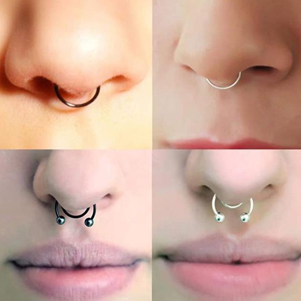 1pc fake nose ring spring clip on earrings u shaped nose hoop septum rings stealth hoop lip ring helix ring no q jllgez, Silver
1pc fake nose ring spring clip on earrings u shaped nose hoop septum rings stealth hoop lip ring helix ring no q jllgez, Silver