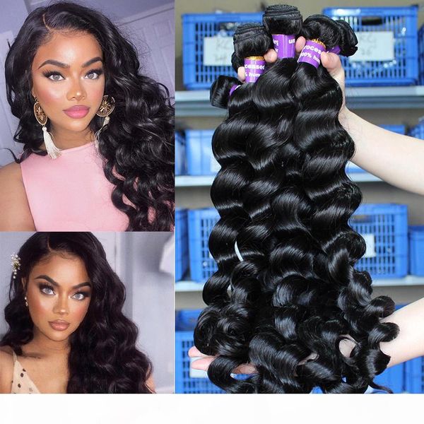 dilys loose wave human hair bundles natural color brazilian human hair extension wefts non remy hair 10-28 inch, Black
dilys loose wave human hair bundles natural color brazilian human hair extension wefts non remy hair 10-28 inch, Black