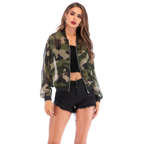 sun suit 2020 thin jacket baseball jacket camouflage versatile sunscreen jacket women autumn winter, Black;brown
sun suit 2020 thin jacket baseball jacket camouflage versatile sunscreen jacket women autumn winter, Black;brown