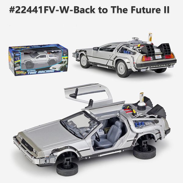 back welly 1:24 diecast alloy model dmc-12 delorean to the future time machine metal car for kid toy gift collection
back welly 1:24 diecast alloy model dmc-12 delorean to the future time machine metal car for kid toy gift collection