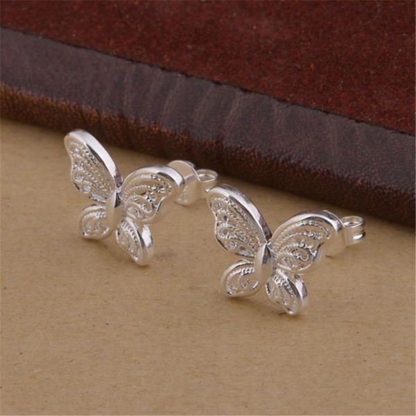 new retro silver color jewelry charm trend women classic butterfly earrings jewelry sweet style h bbyaom, Golden
new retro silver color jewelry charm trend women classic butterfly earrings jewelry sweet style h bbyaom, Golden