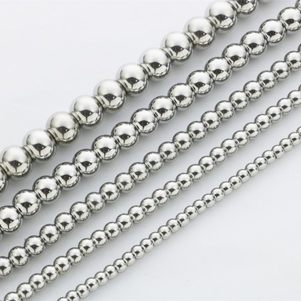 men women's classic simple silver stainless steel 4mm/5mm/6mm/8mm/10mm beads ball chain necklace 18"-30" t200113
men women's classic simple silver stainless steel 4mm/5mm/6mm/8mm/10mm beads ball chain necklace 18"-30" t200113