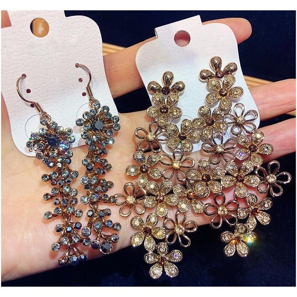 new european american style gold color-studded czech diamond pattern earrings long tassel earrings mixed batch ret wmteqh luckyhat, Silver
new european american style gold color-studded czech diamond pattern earrings long tassel earrings mixed batch ret wmteqh luckyhat, Silver