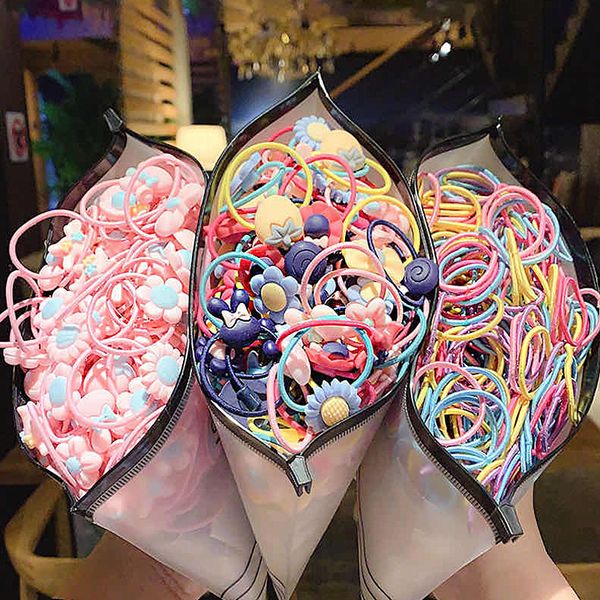 50pack high-quality elastic nylon hair bands for girls colorful rubber band kids hair accessories headdress
50pack high-quality elastic nylon hair bands for girls colorful rubber band kids hair accessories headdress
