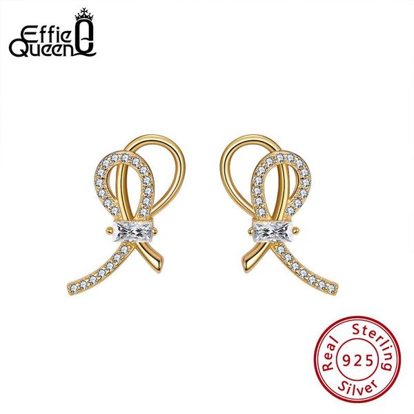 effie queen genuine 925 sterling silver fashion jewelry for women 14k gold stud earrings fine jewelry earings fit girls ese338
effie queen genuine 925 sterling silver fashion jewelry for women 14k gold stud earrings fine jewelry earings fit girls ese338