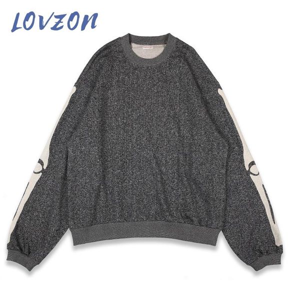 men's sweaters lovzon 2021 green loose skeleton bone printing sweater men woman good quality high street damage hole vintage knit, White;black
men's sweaters lovzon 2021 green loose skeleton bone printing sweater men woman good quality high street damage hole vintage knit, White;black
