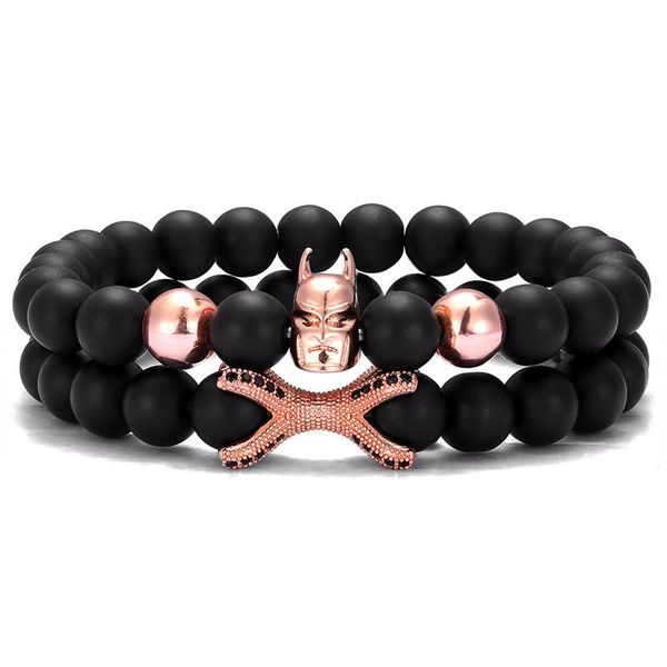 2 piece set /bijoux fantaisie pour homme cadran iron man bracelet pour homme bracelet mat, Black
2 piece set /bijoux fantaisie pour homme cadran iron man bracelet pour homme bracelet mat, Black