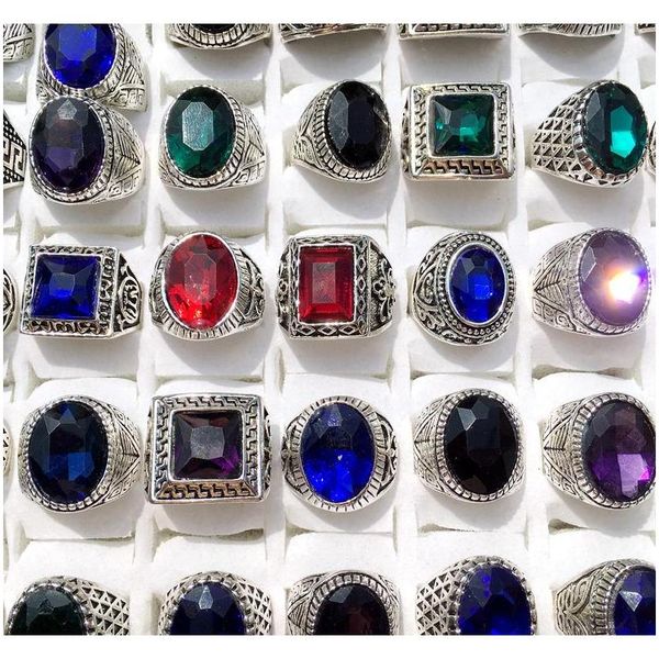 wholesale 50pcs mix lot antique silver rings mens womens vintage gemstone jewelry party ring ing ring shi jllplw yy_dhhome, Golden;silver
wholesale 50pcs mix lot antique silver rings mens womens vintage gemstone jewelry party ring ing ring shi jllplw yy_dhhome, Golden;silver