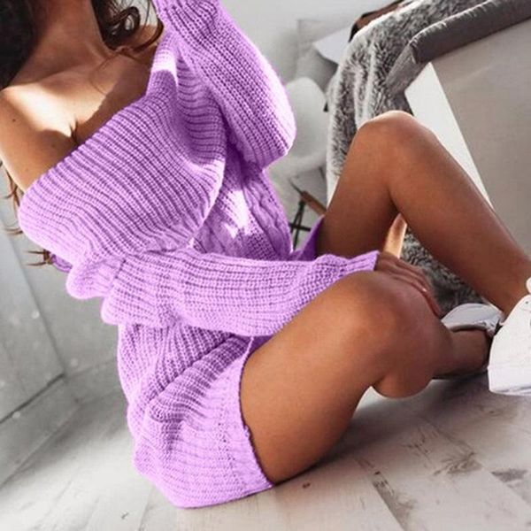 women autumn sweater knitted slash neck off shoulder casual sweater winter ladies loose solid tunic long sleeve, White;black
women autumn sweater knitted slash neck off shoulder casual sweater winter ladies loose solid tunic long sleeve, White;black