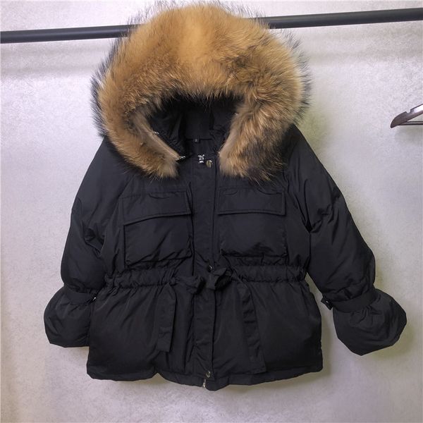 fitaylor winter women 90% white duck down parkas slim jackets large natural raccoon fur hooded warm snow coat black outwear 201203
fitaylor winter women 90% white duck down parkas slim jackets large natural raccoon fur hooded warm snow coat black outwear 201203