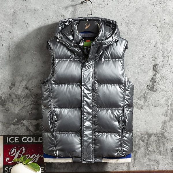 new white duck down down jacket vest for men's chest protection, cold protection and warm keeping, Black
new white duck down down jacket vest for men's chest protection, cold protection and warm keeping, Black