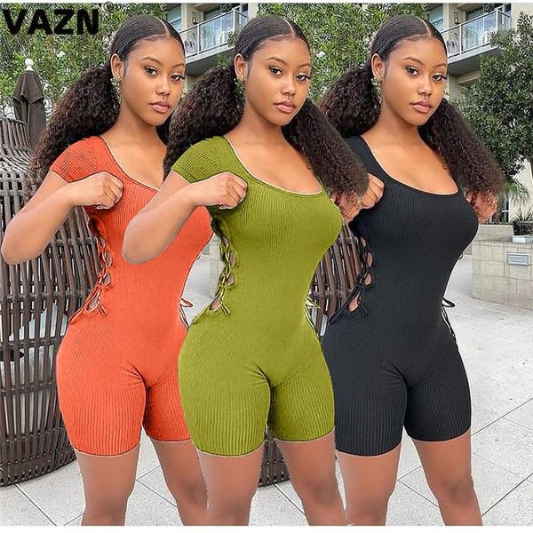 vazn young special 2020 summr lady 3 colors solid playsuit s sleeve o-neck exposed waist playsuit casual playsuits1, Black;white
vazn young special 2020 summr lady 3 colors solid playsuit s sleeve o-neck exposed waist playsuit casual playsuits1, Black;white
