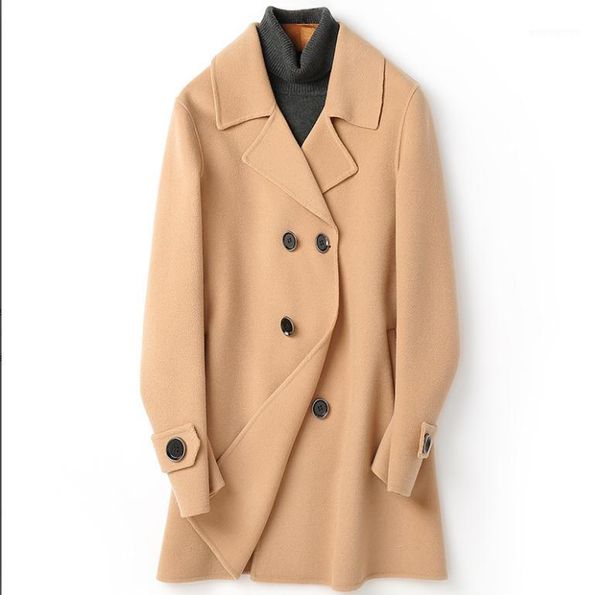 men's wool & blends boollili 2021 100% coat men double breasted long jacket spring fall mens coats and jackets manteau homme1, Black
men's wool & blends boollili 2021 100% coat men double breasted long jacket spring fall mens coats and jackets manteau homme1, Black