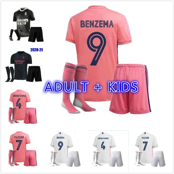 kids kit 20 21 real madrid soccer jerseys home away third soccer hazard zidane benzema football shirt camiseta de futbol men sets, Black
kids kit 20 21 real madrid soccer jerseys home away third soccer hazard zidane benzema football shirt camiseta de futbol men sets, Black