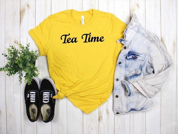 tea time print women tshirt cotton casual funny t shirt gift 90s lady yong girl drop ship s 875, White
tea time print women tshirt cotton casual funny t shirt gift 90s lady yong girl drop ship s 875, White