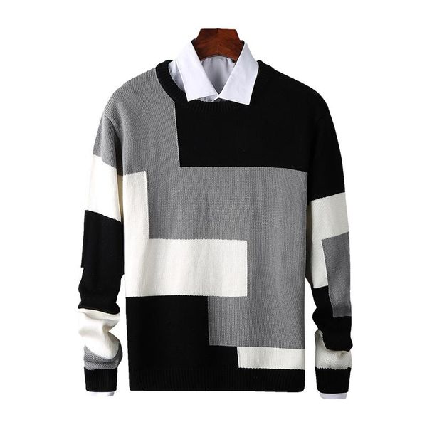 men's sweaters 2021 men fashion geometry printed casual o-neck slim cotton knitted mens pullovers brand clothing 3xl, White;black
men's sweaters 2021 men fashion geometry printed casual o-neck slim cotton knitted mens pullovers brand clothing 3xl, White;black
