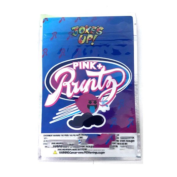 3.5g runtz mylar bags joke's up stand up pouch bags smell proof case with reusable zipper
3.5g runtz mylar bags joke's up stand up pouch bags smell proof case with reusable zipper