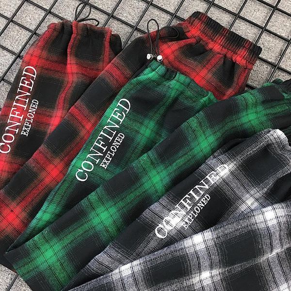sports female ins plaid pants spring autumn ulzzang students korean loose high waist harajuku retro hiphop casual harem pants, Black;white
sports female ins plaid pants spring autumn ulzzang students korean loose high waist harajuku retro hiphop casual harem pants, Black;white