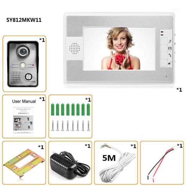 leshp wired video intercom doorbell 7 inch display waterproof night vision color hands-doorbell intercom system 420 wire 921
leshp wired video intercom doorbell 7 inch display waterproof night vision color hands-doorbell intercom system 420 wire 921