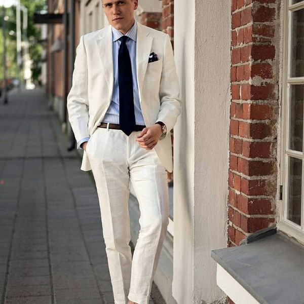 cream white linen mens groom wedding suits groomsme slim fit two button peaked lapel formal work prom office blazer jacket 2 pcs, Black;gray
cream white linen mens groom wedding suits groomsme slim fit two button peaked lapel formal work prom office blazer jacket 2 pcs, Black;gray