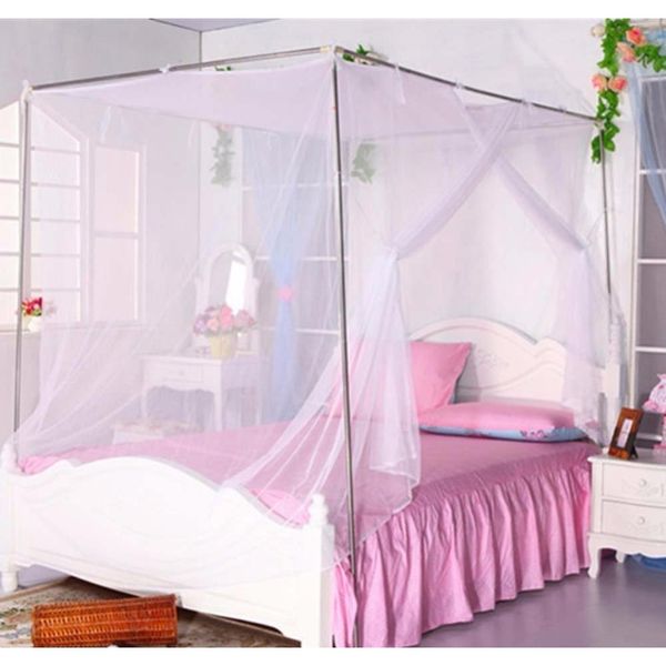 1pcs moustiquaire canopy white four corner post student canopy bed mosquito net netting queen kin wmtxeq hx_pack
1pcs moustiquaire canopy white four corner post student canopy bed mosquito net netting queen kin wmtxeq hx_pack