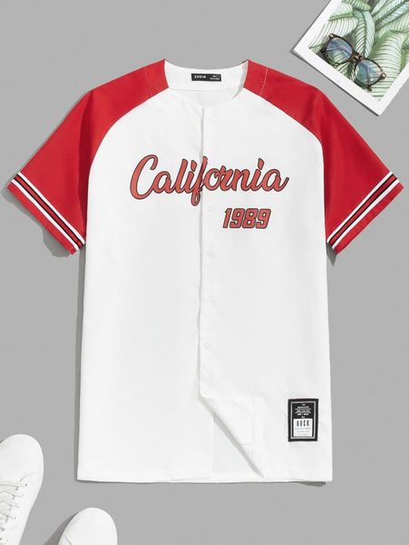 men letter graphic colorblock raglan sleeve patch detail shirt e2pp#, White;black
men letter graphic colorblock raglan sleeve patch detail shirt e2pp#, White;black