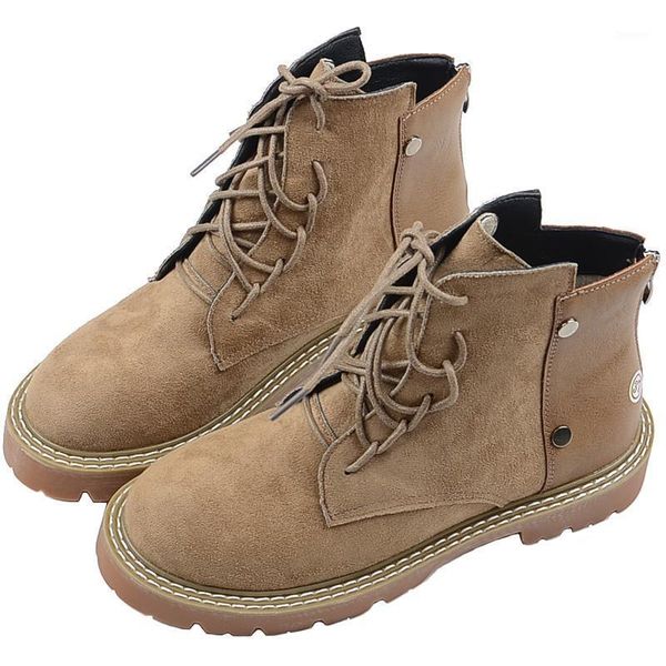 2020 new flat lace-up boots british style handsome retro womens ankle boots wild short mori casual women's shoes1, Black
2020 new flat lace-up boots british style handsome retro womens ankle boots wild short mori casual women's shoes1, Black