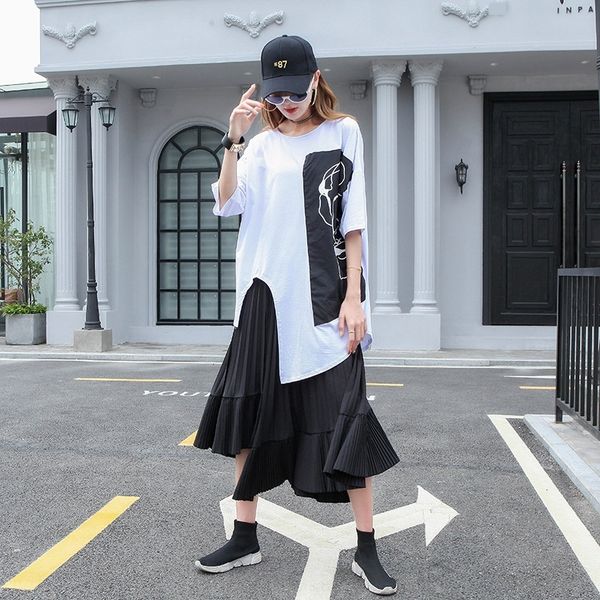 half sleeve net red t-shirt women ins super fire bf street hip hop underwearunderwearirregular hem patch dark chic woman e3zoy e3zoy, White
half sleeve net red t-shirt women ins super fire bf street hip hop underwearunderwearirregular hem patch dark chic woman e3zoy e3zoy, White
